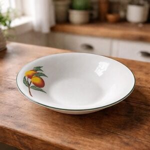 Vintage Citation Garden Trellis Stoneware Bowl 7.5" Farmhouse